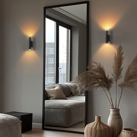NOWOŚĆ 10184LAGOS BLACK KINKIET 2 Tk Lighting