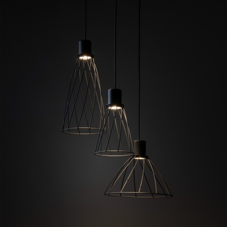 NOWOŚĆ 10187MODESTO BLACK LAMPA WISZACA 3 KOŁO Tk Lighting