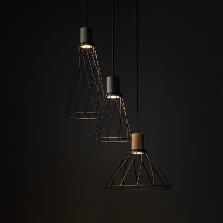 NOWOŚĆ 10188MODESTO WOOD SOSNA LAMPA WISZACA 3 KOŁO Tk Lighting