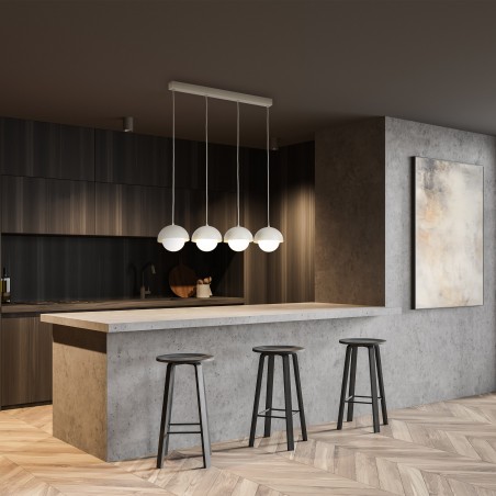 NOWOŚĆ 10213BONO BEIGE LAMPA WISZĄCA 4 LISTWA Tk Lighting