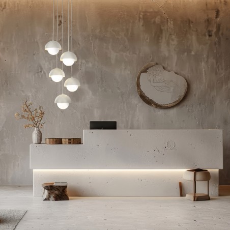 NOWOŚĆ 10214BONO BEIGE LAMPA WISZACA 5  Tk Lighting