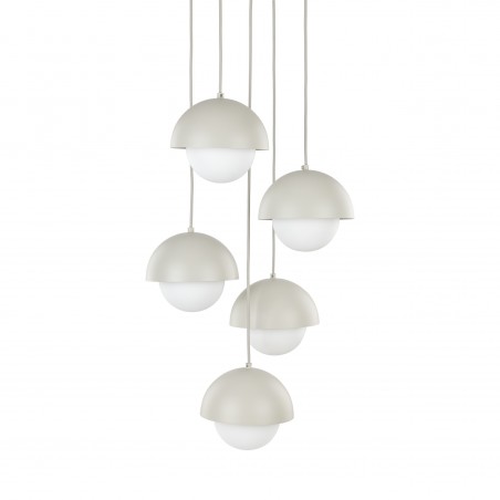 NOWOŚĆ 10214BONO BEIGE LAMPA WISZACA 5  Tk Lighting