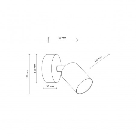 NOWOŚĆ 10220LIVIA MINT KINKIET 1 Tk Lighting