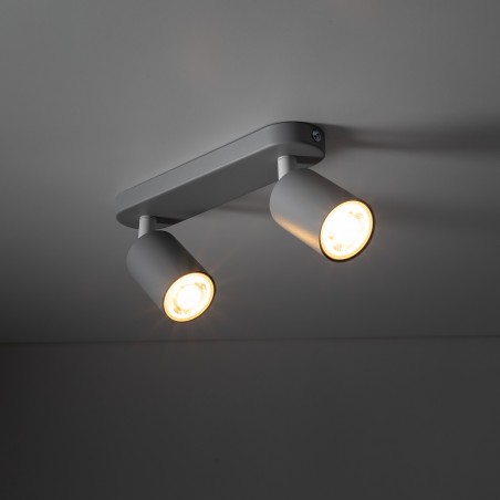 NOWOŚĆ 10241LIVIA GRAY LAMPA SUFITOWA 2 Tk Lighting