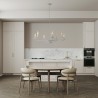 NOWOŚĆ 10254LIMAL BEIGE LAMPA WISZACA 7 Tk Lighting