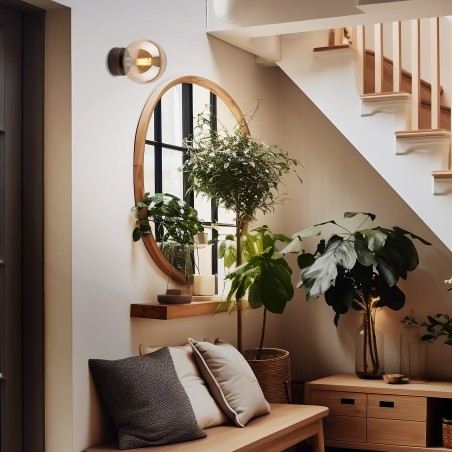 NOWOŚĆ 10256ESTERA BROWN KINKIET 1 Tk Lighting