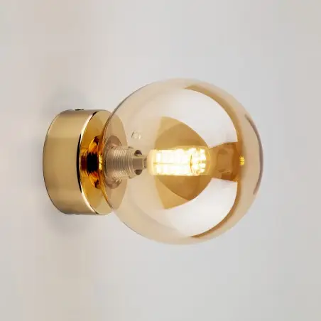 NOWOŚĆ 10257ESTERA GOLD KINKIET 1 Tk Lighting