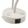 NOWOŚĆ 10204MAJA WHITE KINKIET 2 E27 + G9 + USB Tk Lighting