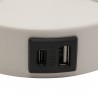 NOWOŚĆ 10204MAJA WHITE KINKIET 2 E27 + G9 + USB Tk Lighting
