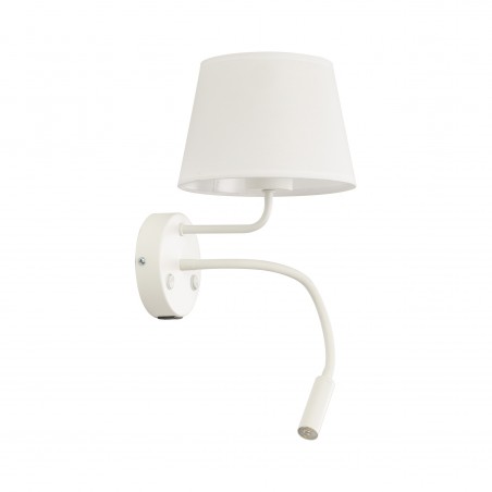 NOWOŚĆ 10204MAJA WHITE KINKIET 2 E27 + G9 + USB Tk Lighting