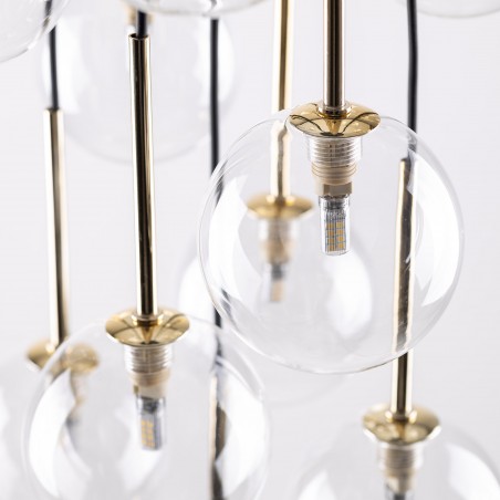 NOWOŚĆ 10258AURORA TRANSPARENT LAMPA WISZĄCA 26 Tk Lighting