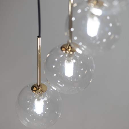 NOWOŚĆ 10258AURORA TRANSPARENT LAMPA WISZĄCA 26 Tk Lighting