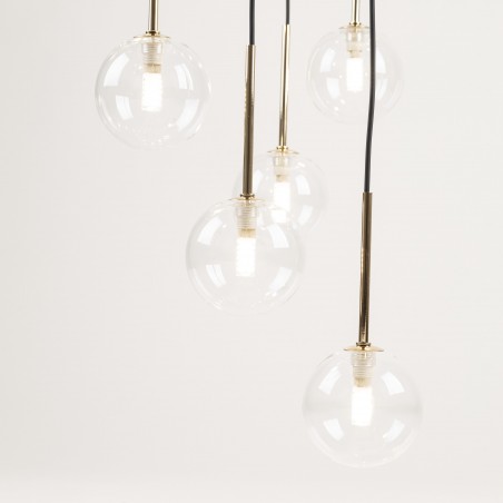 NOWOŚĆ 10258AURORA TRANSPARENT LAMPA WISZĄCA 26 Tk Lighting