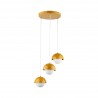 NOWOŚĆ 10266BONO OCHRA LAMPA WISZACA 3 Tk Lighting