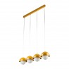 NOWOŚĆ 10267BONO OCHRA LAMPA WISZĄCA 4 LISTWA Tk Lighting