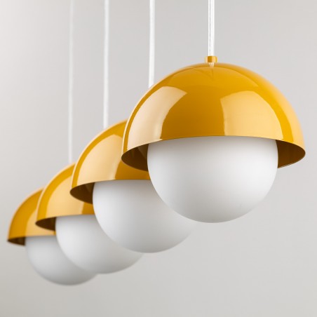 NOWOŚĆ 10267BONO OCHRA LAMPA WISZĄCA 4 LISTWA Tk Lighting