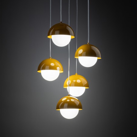 NOWOŚĆ 10268BONO OCHRA LAMPA WISZACA 5 Tk Lighting
