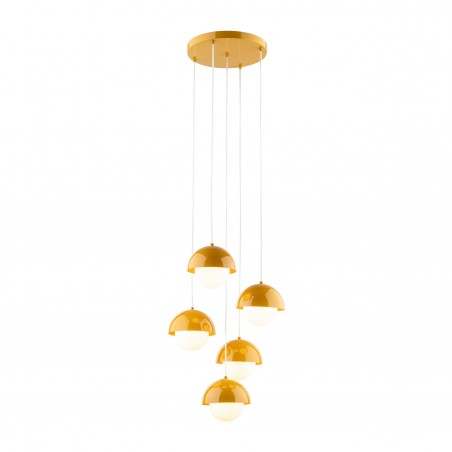 NOWOŚĆ 10268BONO OCHRA LAMPA WISZACA 5 Tk Lighting