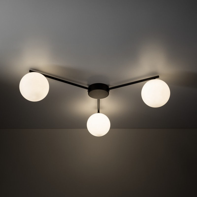 NOWOŚĆ 10261ELTON BLACK LAMPA SUFITOWA 3 Tk Lighting