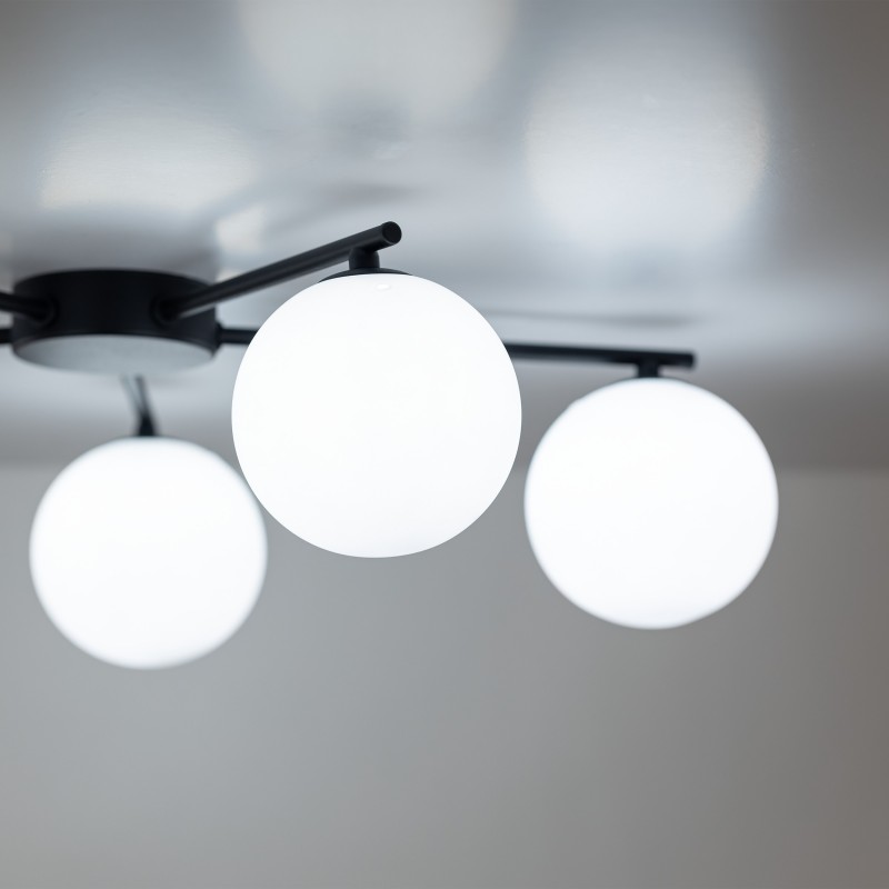 NOWOŚĆ 10262ELTON BLACK LAMPA SUFITOWA 5 Tk Lighting