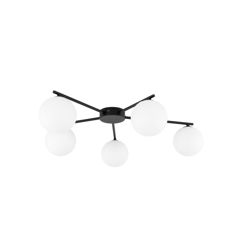 NOWOŚĆ 10262ELTON BLACK LAMPA SUFITOWA 5 Tk Lighting