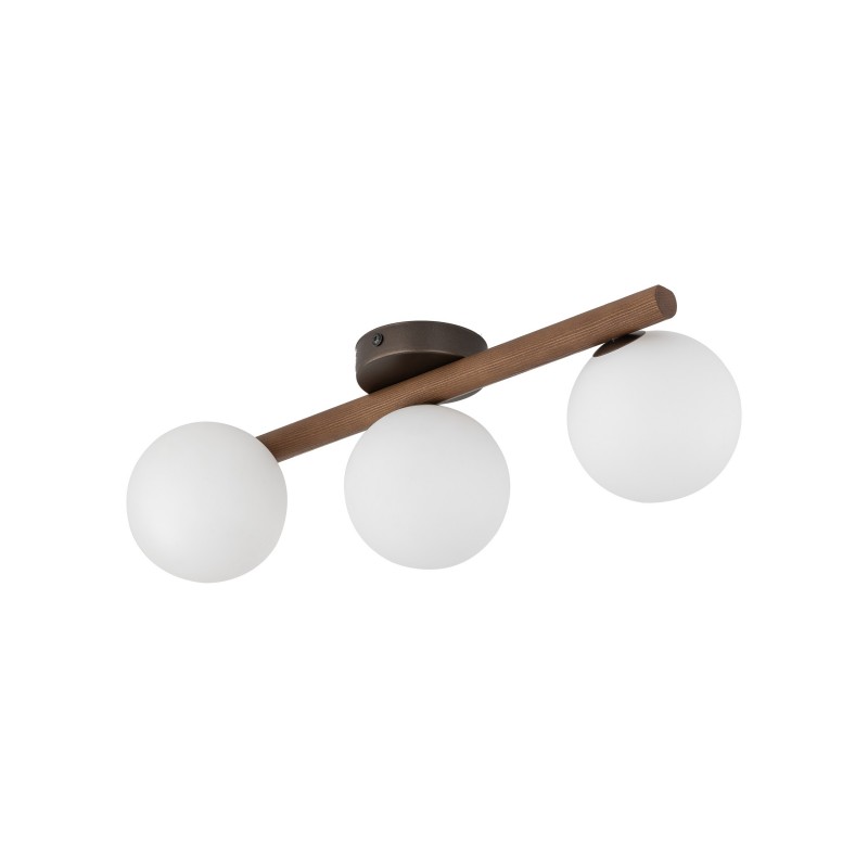 NOWOŚĆ 10269ESTERA WOOD ORZECH LAMPA SUFITOWA 3 Tk Lighting