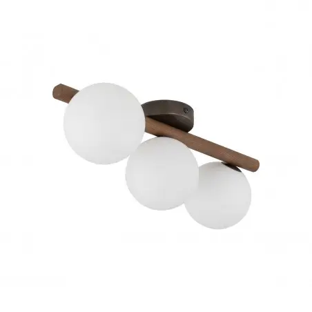 NOWOŚĆ 10269ESTERA WOOD ORZECH LAMPA SUFITOWA 3 Tk Lighting