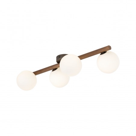 NOWOŚĆ 10270ESTERA WOOD ORZECH LAMPA SUFITOWA 4 Tk Lighting