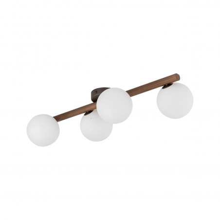 NOWOŚĆ 10270ESTERA WOOD ORZECH LAMPA SUFITOWA 4 Tk Lighting