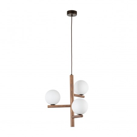 NOWOŚĆ 10271ESTERA WOOD ORZECH LAMPA WISZACA 3 Tk Lighting NOWOŚĆ 10271ESTERA WOOD ORZECH LAMPA WISZACA 3 Tk Lighting