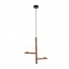 NOWOŚĆ 10271ESTERA WOOD ORZECH LAMPA WISZACA 3 Tk Lighting