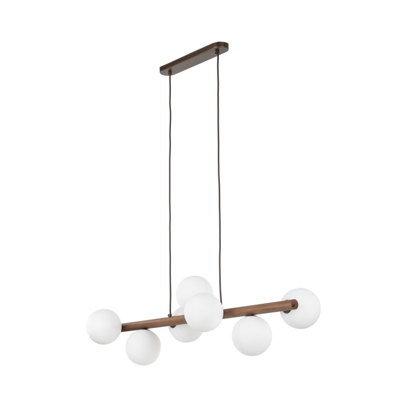 NOWOŚĆ 10272ESTERA WOOD ORZECH LAMPA WISZACA 7 Tk Lighting NOWOŚĆ 10272ESTERA WOOD ORZECH LAMPA WISZACA 7 Tk Lighting