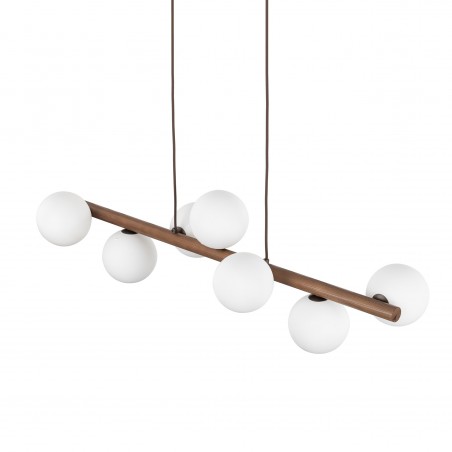 NOWOŚĆ 10272ESTERA WOOD ORZECH LAMPA WISZACA 7  Tk Lighting