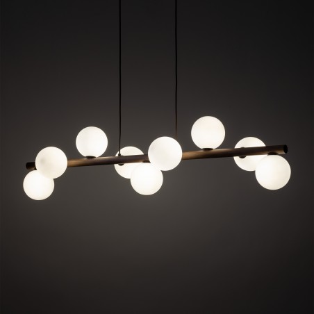 NOWOŚĆ 10273ESTERA WOOD ORZECH LAMPA WISZACA 9  Tk Lighting