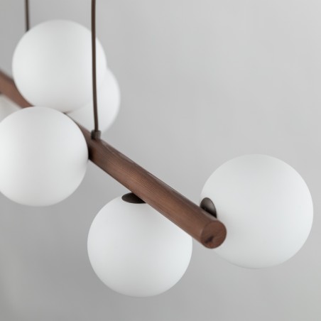 NOWOŚĆ 10273ESTERA WOOD ORZECH LAMPA WISZACA 9  Tk Lighting