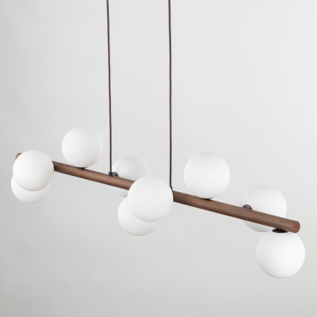 NOWOŚĆ 10273ESTERA WOOD ORZECH LAMPA WISZACA 9  Tk Lighting