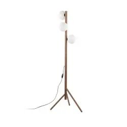 NOWOŚĆ 16045ESTERA WOOD ORZECH LAMPA PODŁOGOWA 3 Tk Lighting