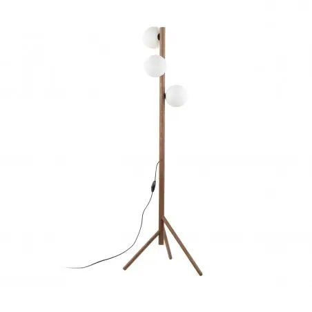 NOWOŚĆ 16045ESTERA WOOD ORZECH LAMPA PODŁOGOWA 3 Tk Lighting