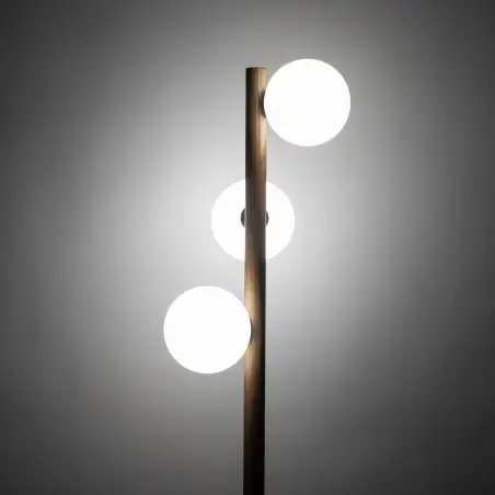 NOWOŚĆ 16045ESTERA WOOD ORZECH LAMPA PODŁOGOWA 3 Tk Lighting