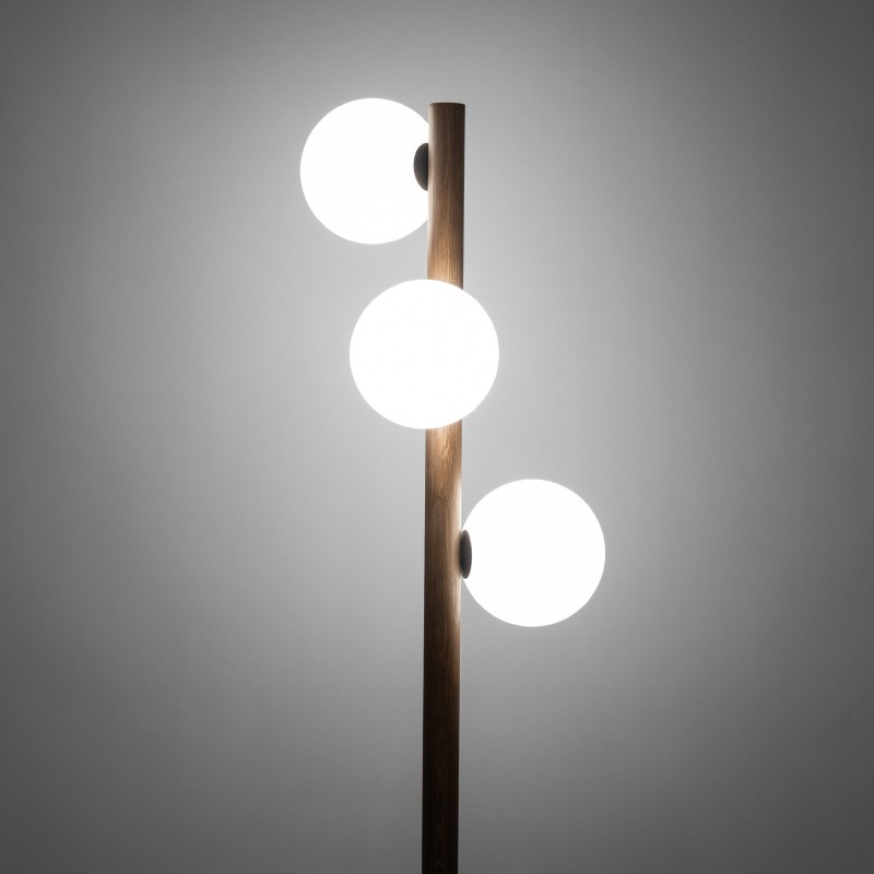 NOWOŚĆ 16045ESTERA WOOD ORZECH LAMPA PODŁOGOWA 3  Tk Lighting