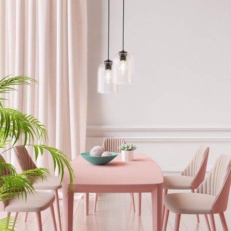 NOWOŚĆ 10296MOLLY PINK LAMPA WISZACA 1 Tk Lighting
