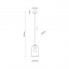 NOWOŚĆ 10297MOLLY YELLOW LAMPA WISZACA 1 Tk Lighting