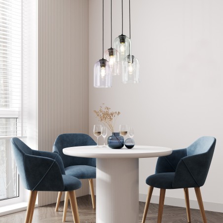 NOWOŚĆ 10301MOLLY LAMPA WISZĄCA 4  KOŁO Tk Lighting