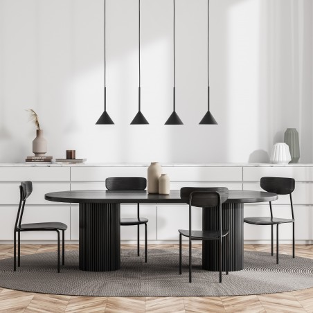 NOWOŚĆ 10305CONO MINI BLACK LAMPA WISZACA 4 Tk Lighting