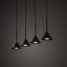 NOWOŚĆ 10305CONO MINI BLACK LAMPA WISZACA 4 Tk Lighting