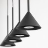 NOWOŚĆ 10305CONO MINI BLACK LAMPA WISZACA 4 Tk Lighting