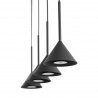 NOWOŚĆ 10305CONO MINI BLACK LAMPA WISZACA 4 Tk Lighting