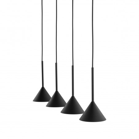 NOWOŚĆ 10305CONO MINI BLACK LAMPA WISZACA 4 Tk Lighting
