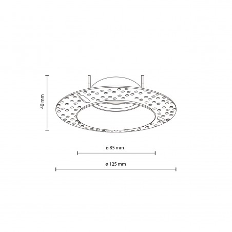 NOWOŚĆ 10574FIRA WHITE GU10 Tk Lighting