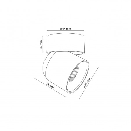NOWOŚĆ 10576TWIST WHITE GU10 Tk Lighting